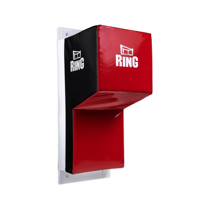 Scut de box Ring, Plawil, Montare pe perete, Rosu / Negru