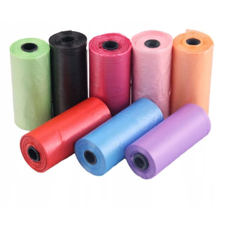 Wesolypupil biológiailag lebomló kutyaürülék zacskó készlet, Wesolypupil, 120 db, 8 tekercs, Multicolor