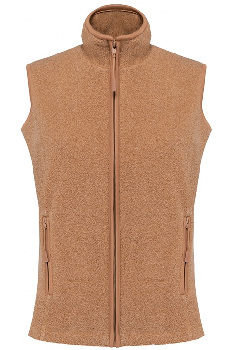 Vesta fleece femei, Kariban Melodie K906, camel, L