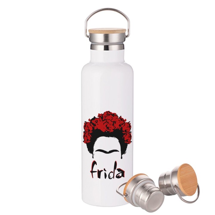 Termos, Inox, Perete dublu, 750ml, Alb