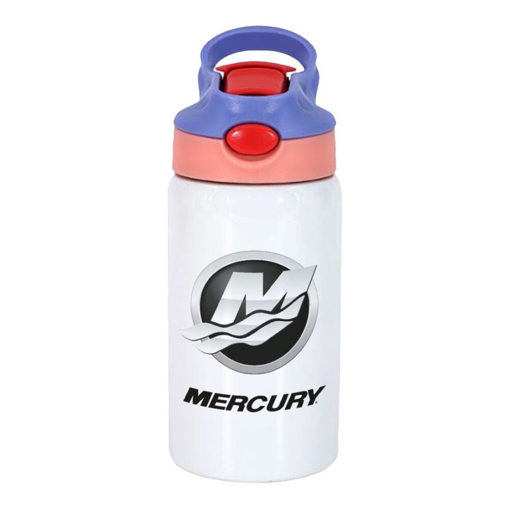 Termos cu pai pentru copii, Mercury, Inox, 350 ml, Roz/Mov