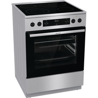 Gorenje GECS6C70XPA Aragaz cu baza ceramica, 71L, 4 zone de gatit, Clasa energetica A, Inox