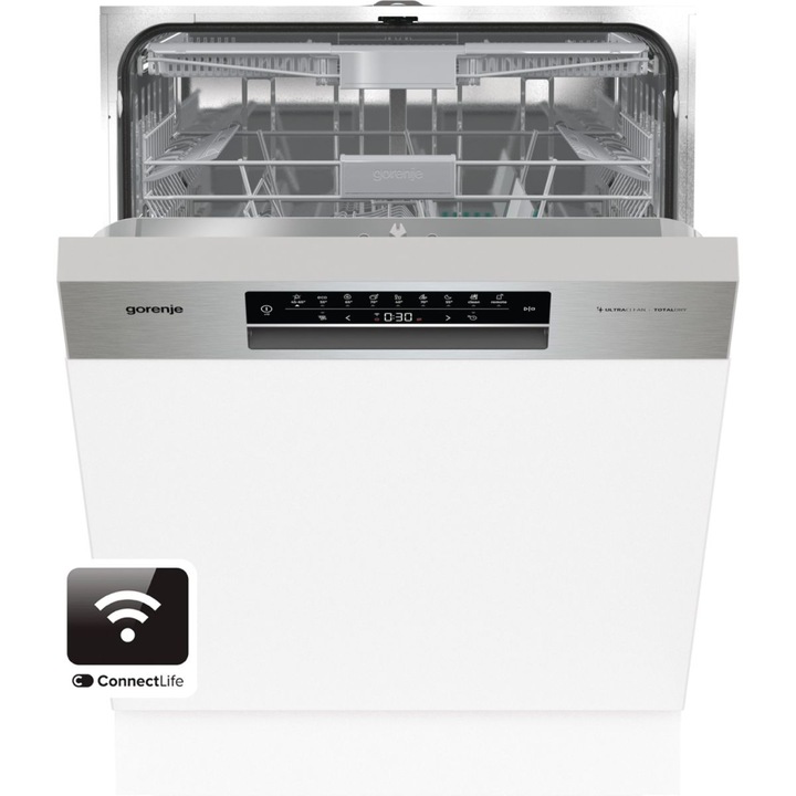 Gorenje GI673C60X Beépíthető mosogatógép, 16 terítékes, C energiaosztály, Fehér