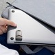 Поддръжка за лаптоп Slim Laptop Kickstand, Baseus, алуминий, 30x58x5.5mm, тъмносив