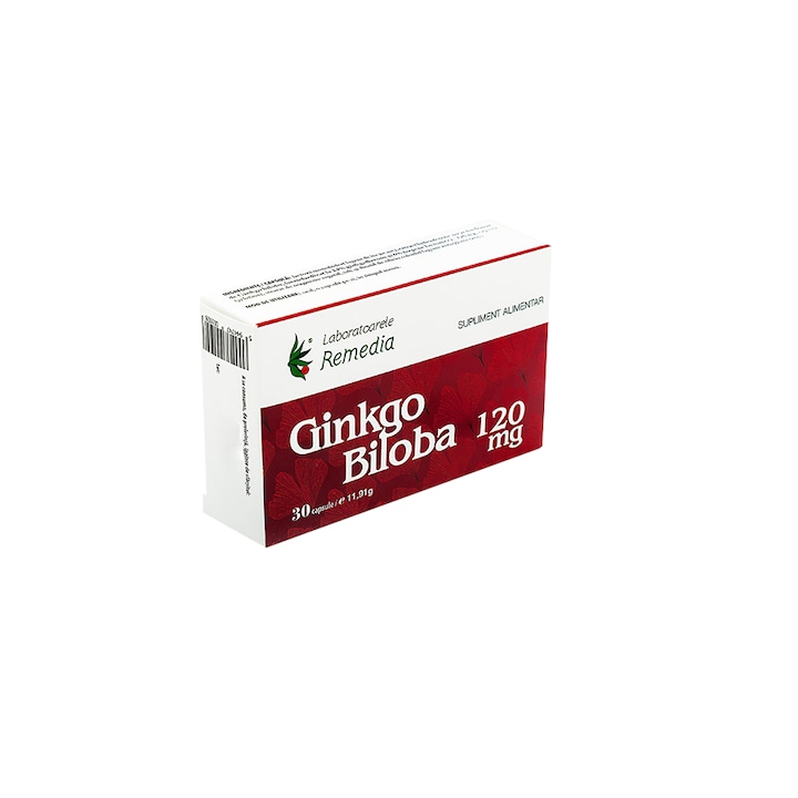 REMEDIA, Ginkgo Biloba 120mg 30cps