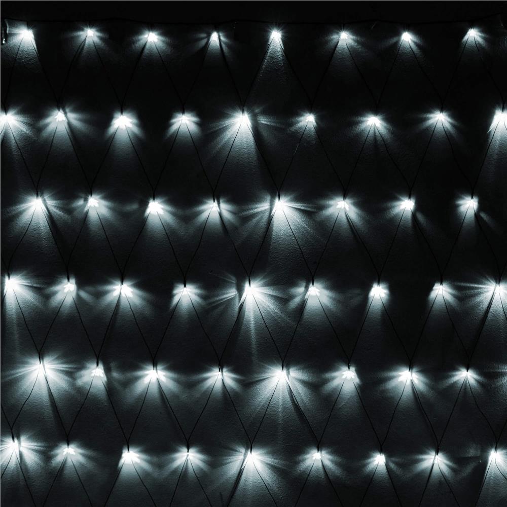 Гирлянд за перде 160 LED, 2x2.6m, за вътрешна/външна употреба, бяло ...