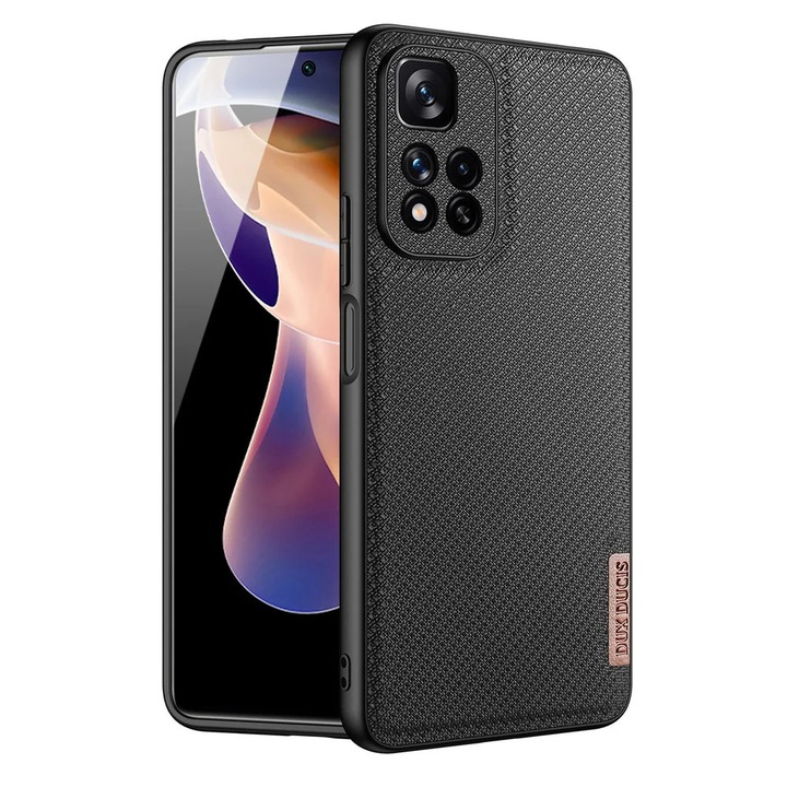 Husa Dux Ducis Fino pentru Xiaomi Redmi Note 11 Pro+ 5G / 11 Pro 5G / Mi11i HyperCharge / Poco X4 NFC 5G - neagra