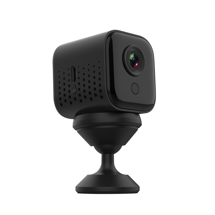 Mini térfigyelő kamera Blink Mini beltéri, kültéri HD videó 1080p, éjszakai látás, élő adás, mozgásérzékelő, egyszerű konfiguráció