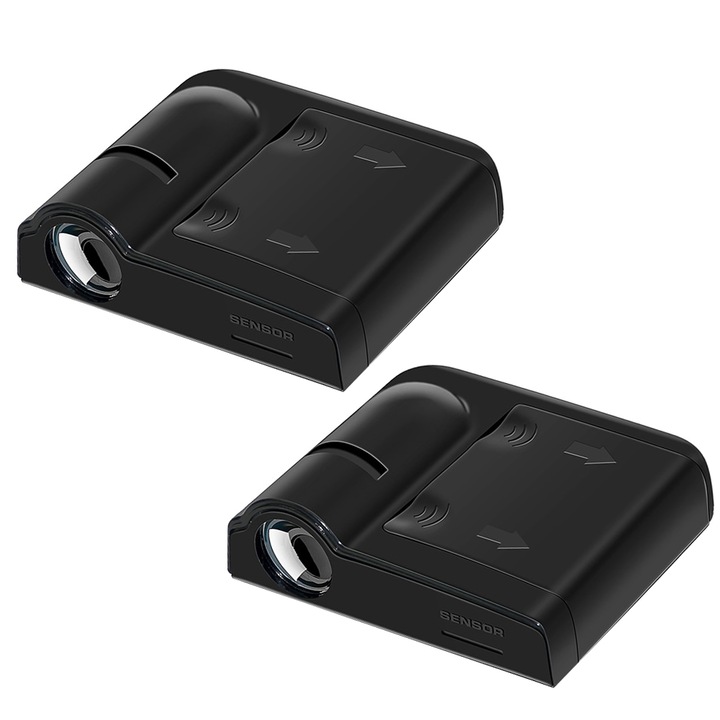 Set 2 proiectoare Logo cu holograma pe led, pentru Audi - Phuture®