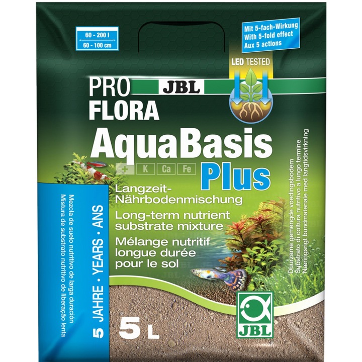 Fertilizator pentru plante JBL AquaBasis plus, 5 l