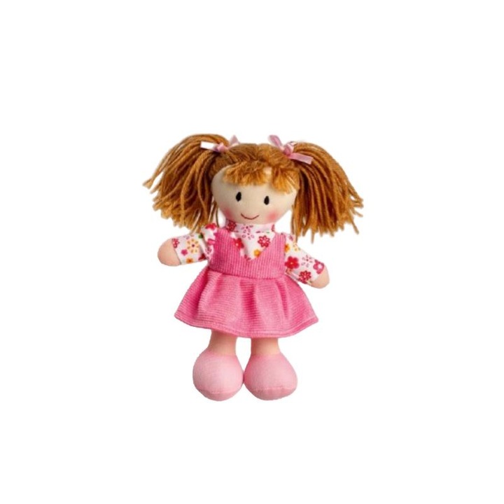 Кукла Verunka, Teddies, Плюш, 20 см, Незаменяеми батерии, Розова