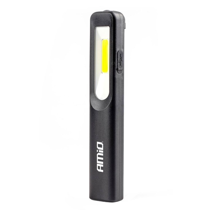 COB LED работно фенерче с магнит и кука, USB презареждаемо, WT07 02817 Amio