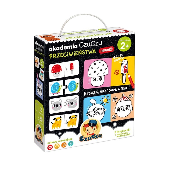 Oktató játék a színek tanulásához, Czuczu, 16,5 x 19 x 5 cm, + 2 év, Többszínű