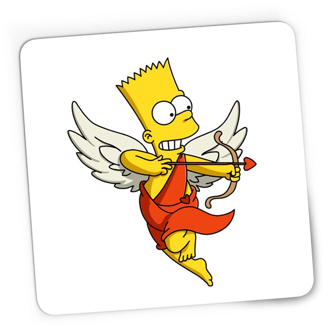 Гейминг подложка за мишка The Simpsons Cupidon Love Frame Animation ...