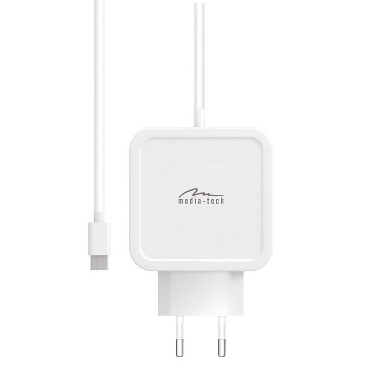 Media-Tech MT6273 Type-C hálózati töltő 65W (MT6273)