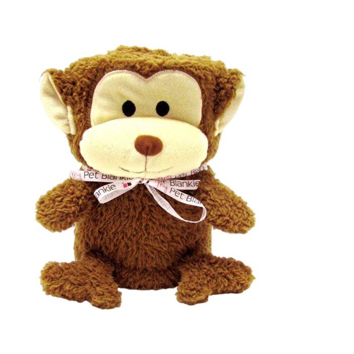 Jucarie de plus tip paturica, Jokomisiada, 63 cm x 100 cm, Maro