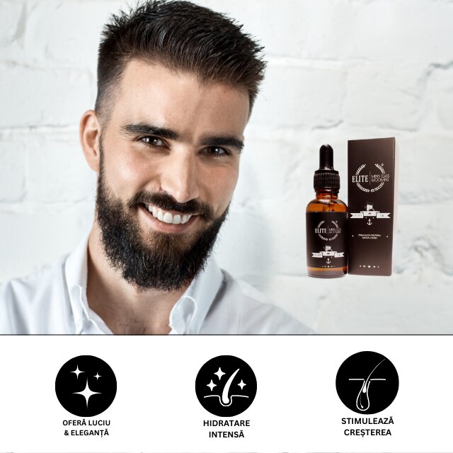 Масло за брада, ELITE GROOMING, Стимулира растежа, Интензивна