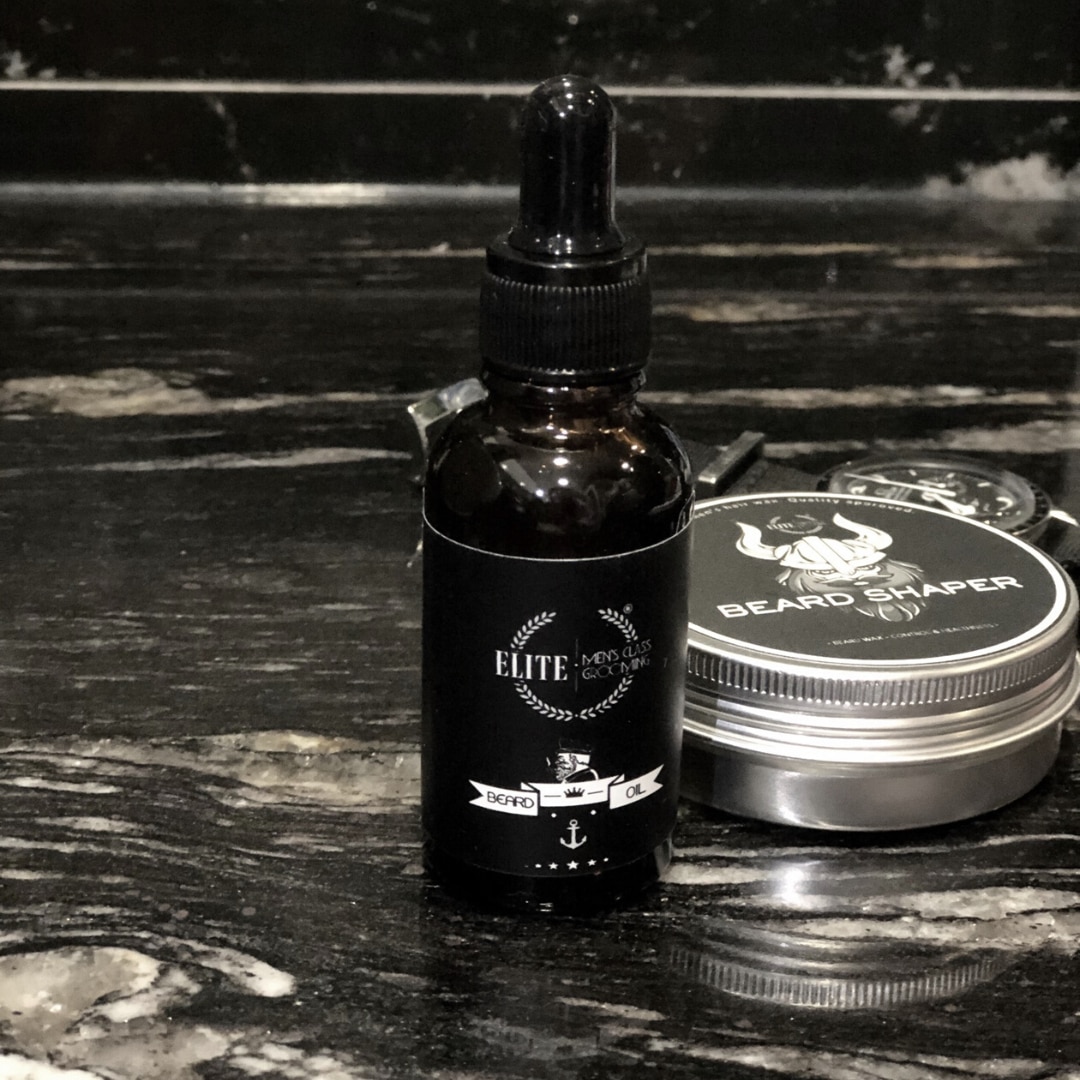 Elite Men's Class Grooming Szakállolaj, Növekedést serkentő, Intenzív