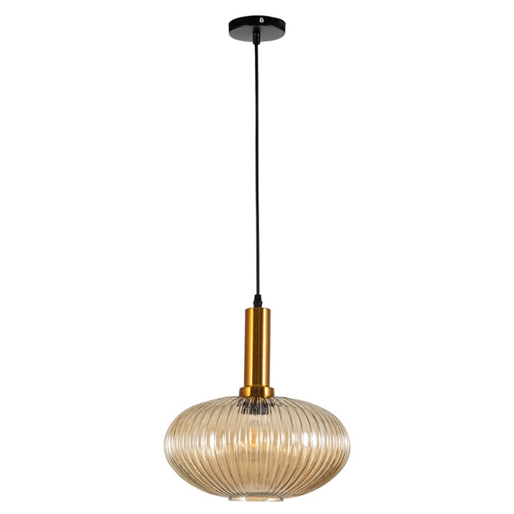 Lustra, ARlight, Metal/Sticla, 30x110 cm, Maro