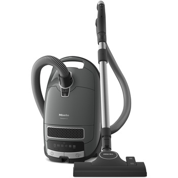 Aspirator cu sac Miele Complete C3 Comfort Power Line DTC SGMF5, 890 W, 4.5 l, 77 dB, perie AllTeQ, Gri