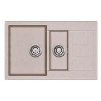 Chiuveta bucatarie EVIDO 105573 Cubo 6S, compozit granit, 800x500x200 mm, culoare nisip