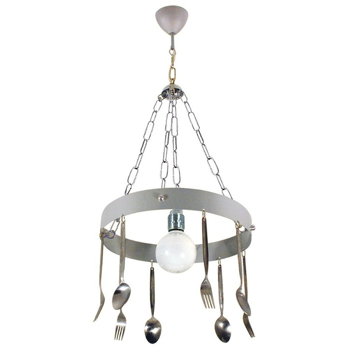 Lustra, ARlight, Metal, E27, Argintiu