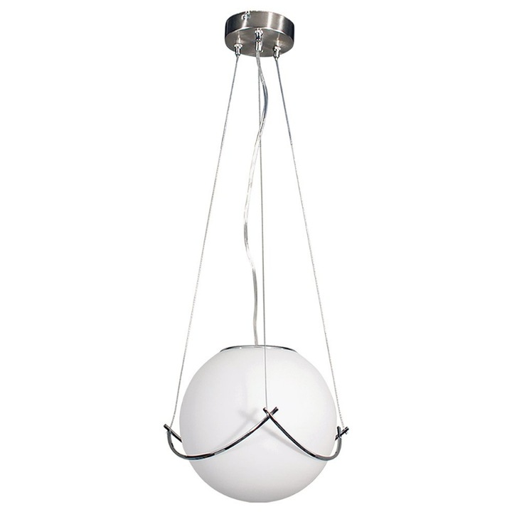 Lustra, ARlight, Sticla/Metal, E27, Alb