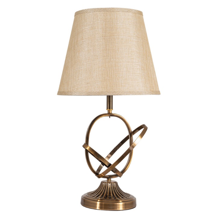 Lampa, ARlight, Metal/Textil, 30x60 cm, Auriu/Bej