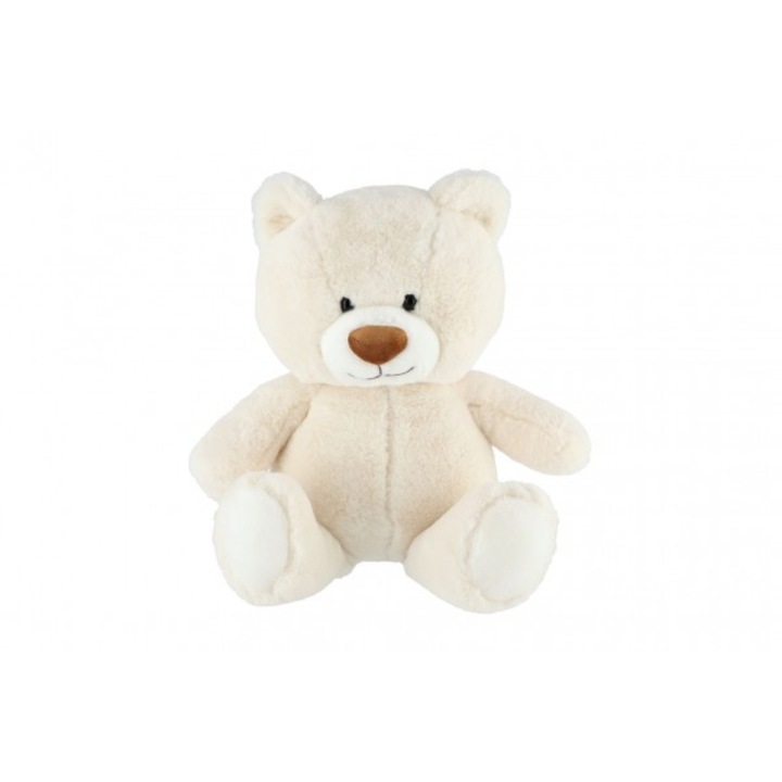 Плюшено мече, TEDDIES, 0 месеца+, 45 см, Бяло