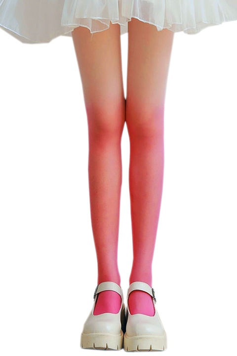 Dres dama, talie inalta, Nylon, degrade, Mov, S-M INTL