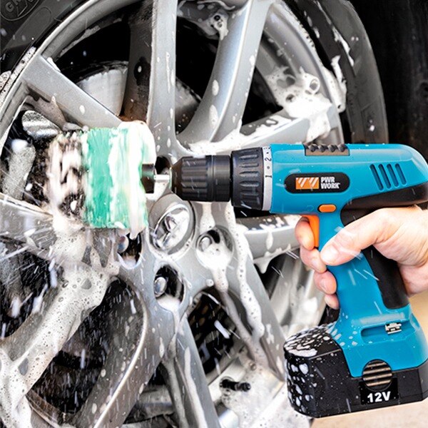 Cyclean Handle Комплект от 3 четки за почистване Cyclean, За Винтоверт, 3 части, Черен ...