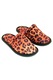 Set 2 perechi papuci dama, Quasar & Co.®, model Animal print, buretati, lungime talpa 26,5 cm, marime universala, talpa 0,8 cm, maro/negru