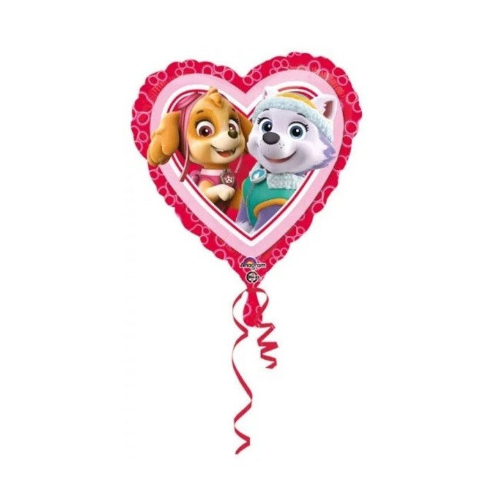 Фолиев балон Paw Patrol, Love Girl, 43 см