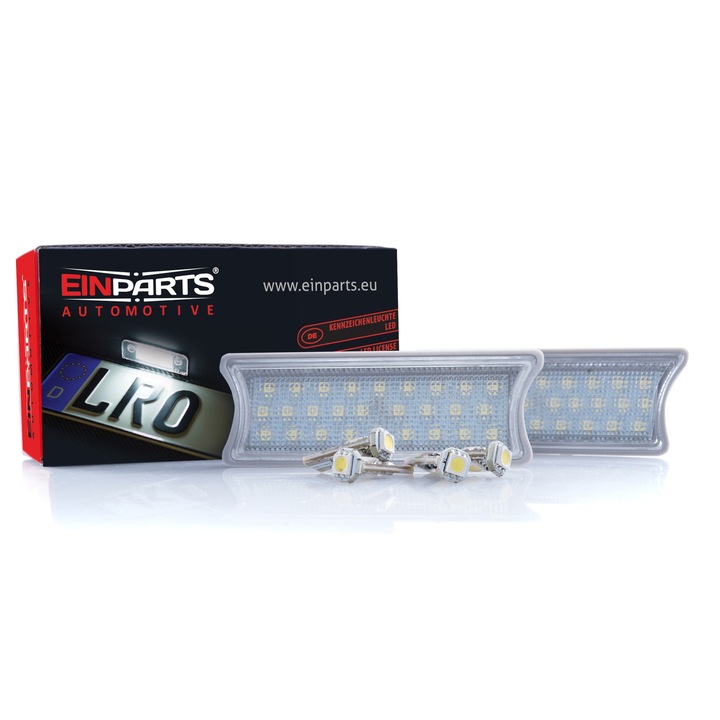 2 db EinParts Automotive belső LED lámpa készlet BMW 7 E65 / 66 / 67 / 68, 6000K, fekete