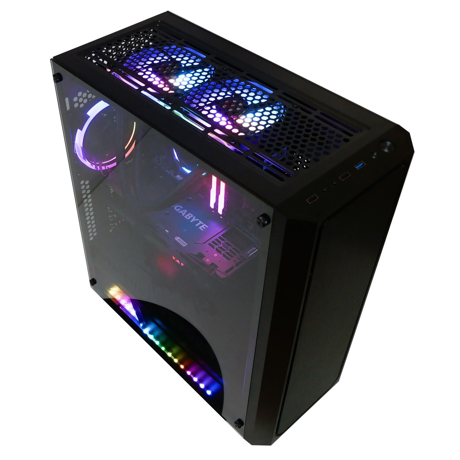Desktop PC ITD Gaming Apache, Intel Ryzen 5 5600X, 16 GB RAM, 1 TB SSD ...