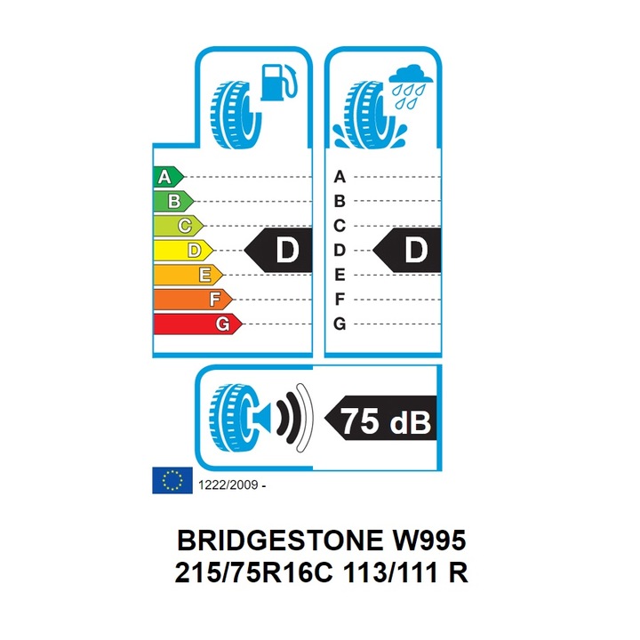 Anvelopa IARNA Bridgestone BLIZZAK W995 215/75 R16 C113/111 R