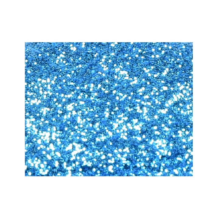 Glitter csillámpor, fémes beütés, DEVE, 50gr tengerkék csillogás, Sea Blue