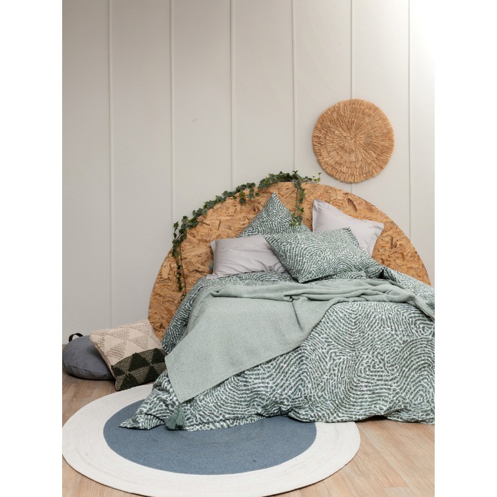 Patura, Palamaiki, Bumbac, 240x260 cm, Verde