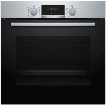 Cuptor incorporabil Bosch HBA173BS1, Electric, Multifunctional, 71 l, Autocuratare pirolitica, AutoPilot10, Afisaj digital, Clasa A, Inox