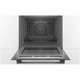 Фурна за вграждане Bosch HBA573BB1, Електрическа, Мултифункционална, 71 л, Пиролитично самопочистване, Грил, 10 програми, Дигитален дисплей, Клас А, Черен