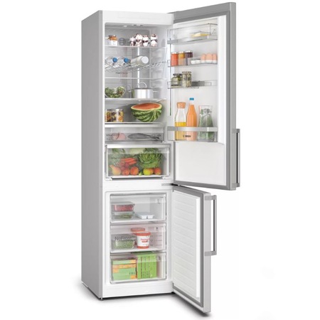 Хладилник с фризер Bosch KGN39AICT, 363 л, NoFrost, Клас C, H 203 см, Inox против пръстови отпечатъци