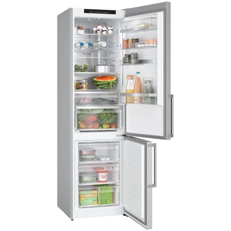 Хладилник с фризер Bosch KGN39AIAT, 363 л, NoFrost, Клас A, H 203 см, Inox против пръстови отпечатъци
