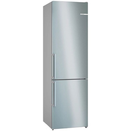 Combina frigorifica Bosch KGN39VIBT, 363 l, NoFrost, PerfecFit Clasa B, H 203 cm, Inox AntiAmprenta