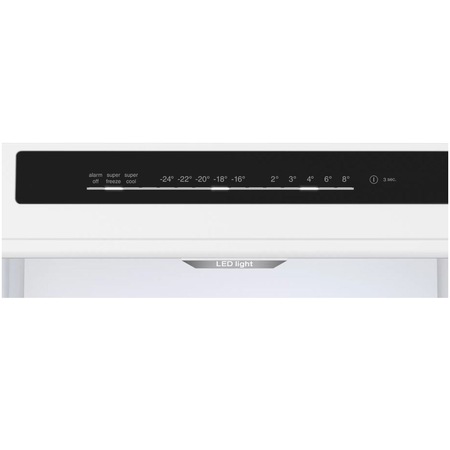 Combina frigorifica Bosch KGN39VIBT, 363 l, NoFrost, PerfecFit Clasa B, H 203 cm, Inox AntiAmprenta