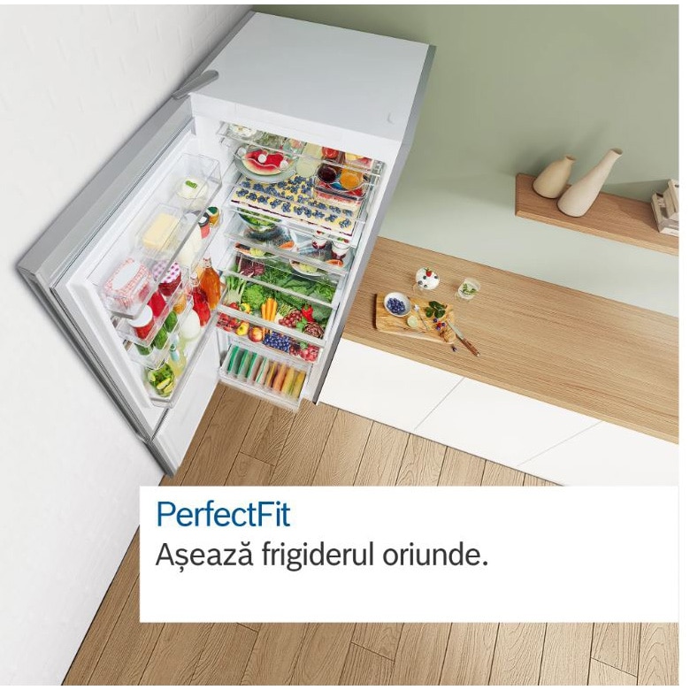 Refrigerador Bosch bottom freezer Inox KGN56XIDR 508 Lt