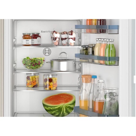 Frigider cu o usa incorporabil Bosch KIL42VFE0 , 187 l, EcoAirflow, Iluminare LED, FreshSense, Clasa E, H 122 cm