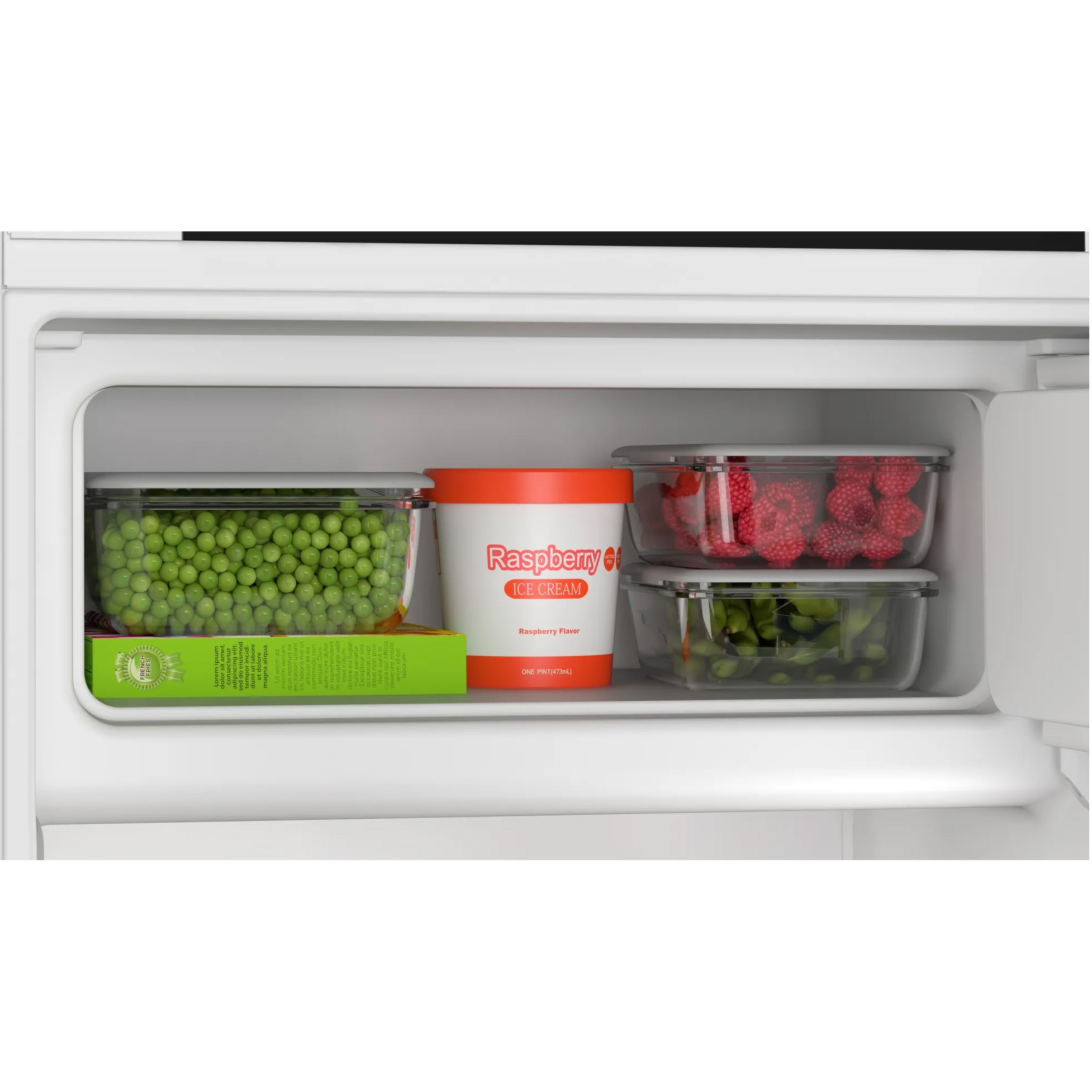 Frigider cu o usa incorporabil Bosch KIL42VFE0 , 187 l, EcoAirflow, Iluminare LED, FreshSense, Clasa E, H 122 cm