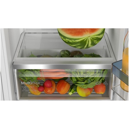 Frigider cu o usa incorporabil Bosch KIL42VFE0 , 187 l, EcoAirflow, Iluminare LED, FreshSense, Clasa E, H 122 cm