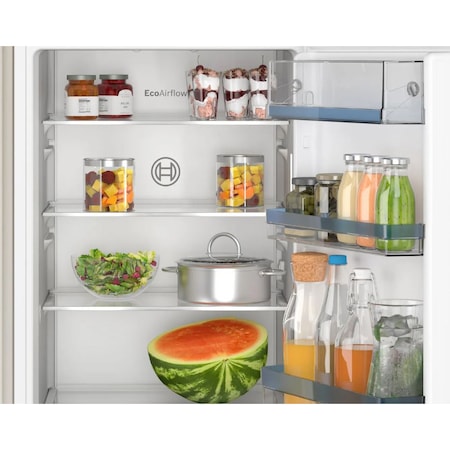Frigider cu o usa incorporabil Bosch KIR31VFE0, 165 l, EcoaAirflow, Iluminare LED, Clasa E, H 102 cm