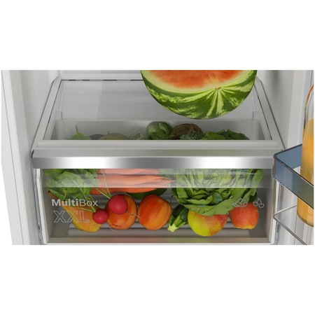 Frigider cu o usa incorporabil Bosch KIR41VFE0, 204 l, EcoAirflow, Iluminare LED, FreshSense, Clasa E, H 122 cm